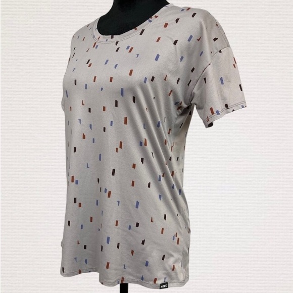 REI Co-Op Sahara Shirt Top Size Small Performance
Confetti Print Shirt Gray. - Picture 6 of 7